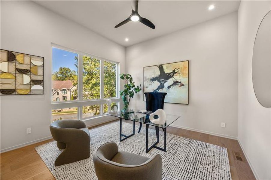 Furnished interior view inside a new home in , Atlanta (Image 47).
