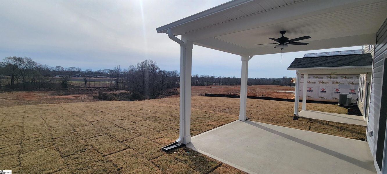 Exterior details and patio area of a home in Halton Oaks, Spartanburg (Image 4).