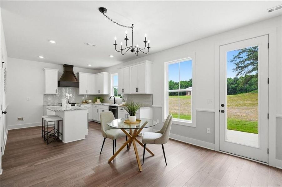 Furnished interior view inside a new home in , Mansfield (Image 15).