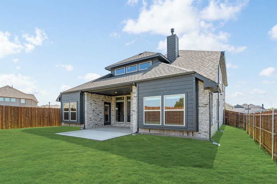 Exterior details and patio area of a home in Ridge Ranch Classic 50, Mesquite (Image 18). Exterior details and patio area of a home in Ridge Ranch Classic 50, Mesquite (Image 18).