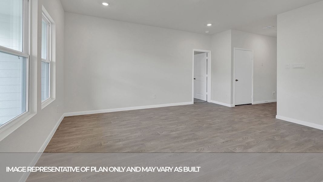 Representative unfurnished interior of a home built from the The Ashburn by D.R. Horton in Trace, San Marcos (Image 18). Representative unfurnished interior of a home built from the The Ashburn by D.R. Horton in Trace, San Marcos (Image 18).