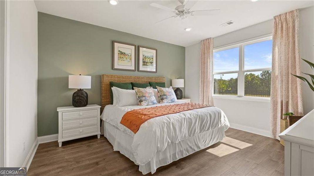Furnished interior view inside a new home in Oak Ridge Meadows - Active Adult, Locust Grove (Image 5). Furnished interior view inside a new home in Oak Ridge Meadows - Active Adult, Locust Grove (Image 5).