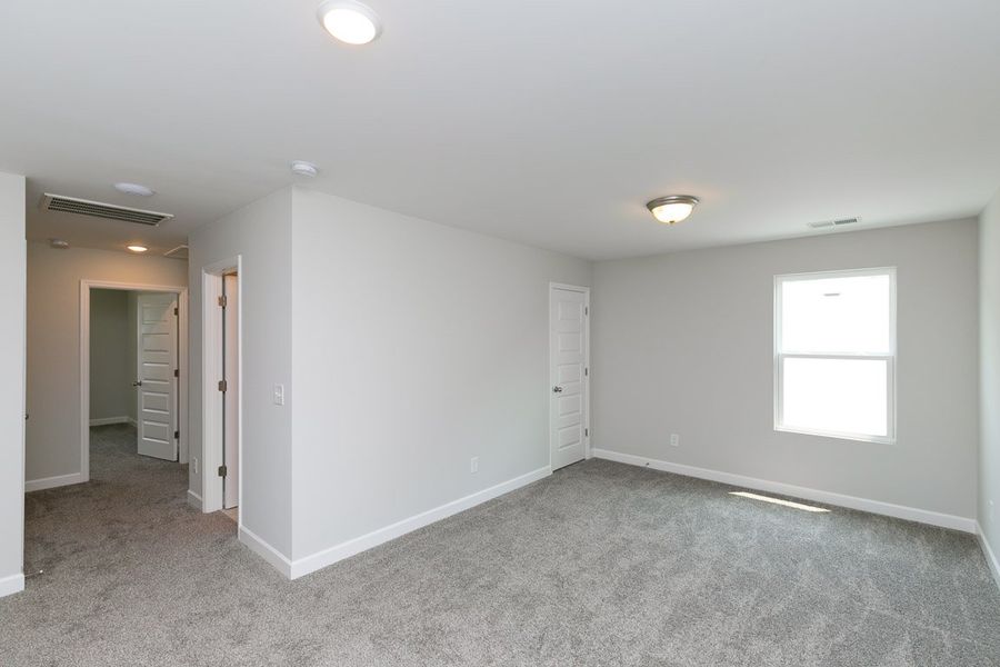 Representative unfurnished interior of a home built from the Dalton by Parkside Builders in The Parks of Mill Town, Chattanooga (Image 16).