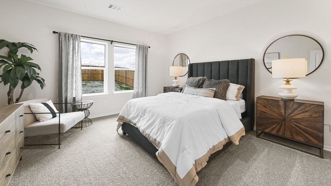 Representative furnished interior of a home built from the Midland by D.R. Horton in Forestbrook Estates, Paris (Image 9). Representative furnished interior of a home built from the Midland by D.R. Horton in Forestbrook Estates, Paris (Image 9).