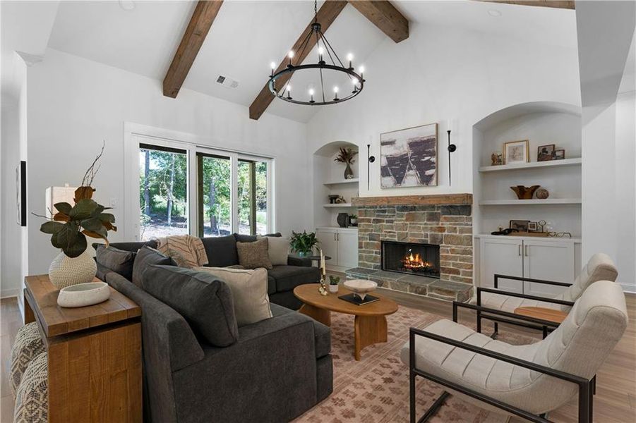 Furnished interior view inside a new home in , Waleska (Image 5).