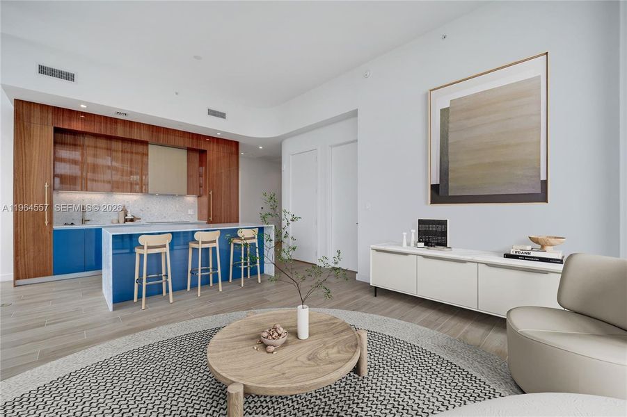 Furnished interior view inside a new home in Mr. C Residences, Miami (Image 5).