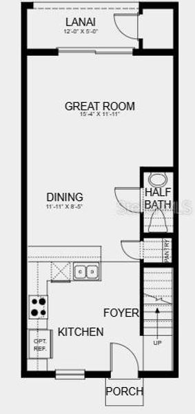 2D floor plan layout of this home in , Sarasota, FL (Image 2).