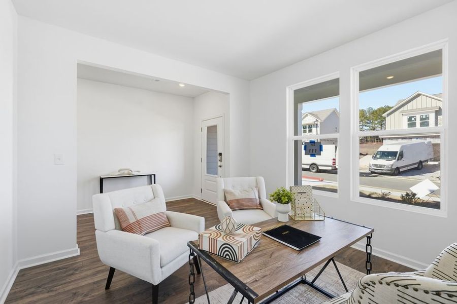Representative furnished interior of a home built from the Norcross by Taylor Morrison in Windance Lake, Loganville (Image 10).