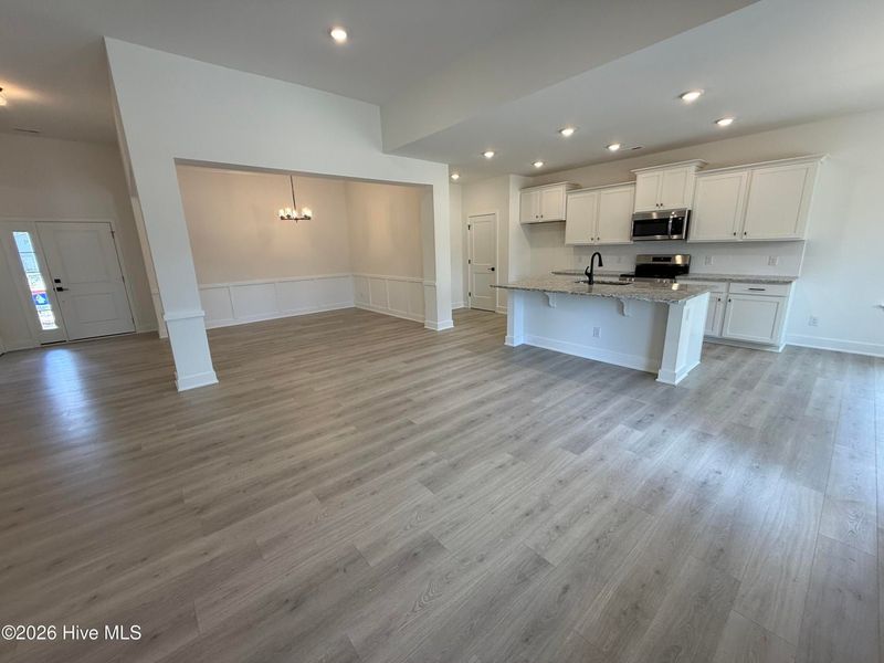 Spacious, unfurnished interior of a new home in Wood Creek Landing, Leland (Image 20). Spacious, unfurnished interior of a new home in Wood Creek Landing, Leland (Image 20).