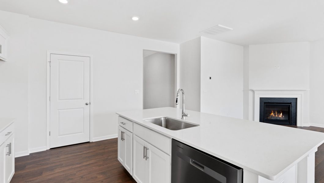 Representative furnished interior of a home built from the Aria by D.R. Horton in Woodglen, Piedmont (Image 8).