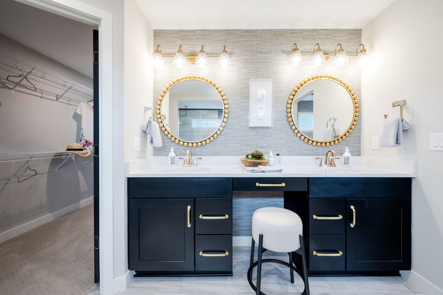 Representative furnished interior of a home built from the Clay by Fischer Homes in Leeland Farms, Fuquay Varina (Image 23).