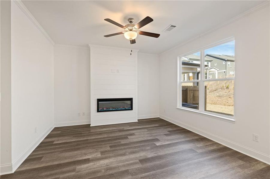 Spacious, unfurnished interior of a new home in Mulberry Summit, Flowery Branch (Image 17).