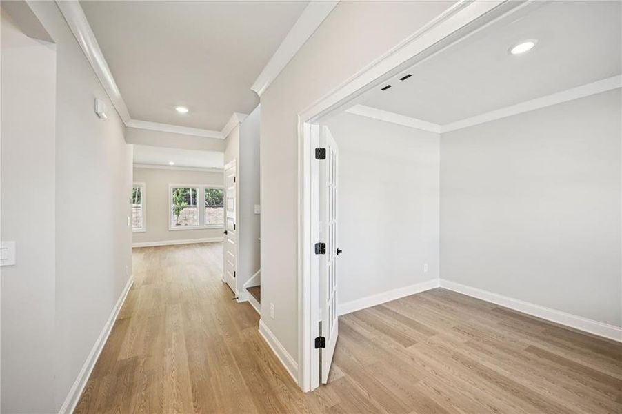 Spacious, unfurnished interior of a new home in Vines at Mill Creek - Legacy Series, Braselton (Image 35).