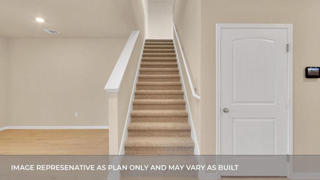 Spacious, unfurnished interior of a new home in Bar W Ranch, Leander (Image 28).