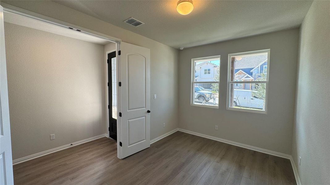 Spacious, unfurnished interior of a new home in Cannon Ranch 45s, Dripping Springs (Image 23). Spacious, unfurnished interior of a new home in Cannon Ranch 45s, Dripping Springs (Image 23).