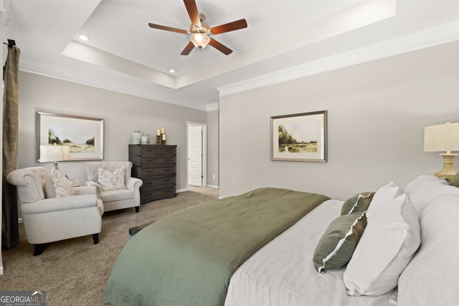 Furnished interior view inside a new home in Trellis Park, Hampton (Image 25).