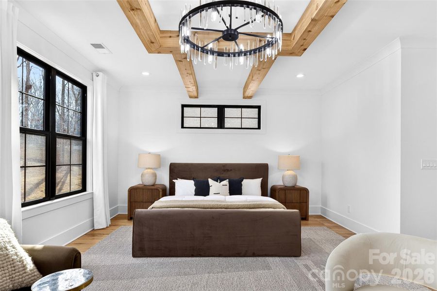 Furnished interior view inside a new home in , Charlotte (Image 14).