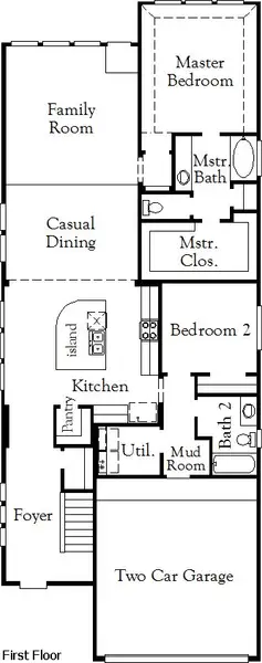 2D floor plan layout of this home in Candela, Richmond, TX (Image 2). 2D floor plan layout of this home in Candela, Richmond, TX (Image 2).