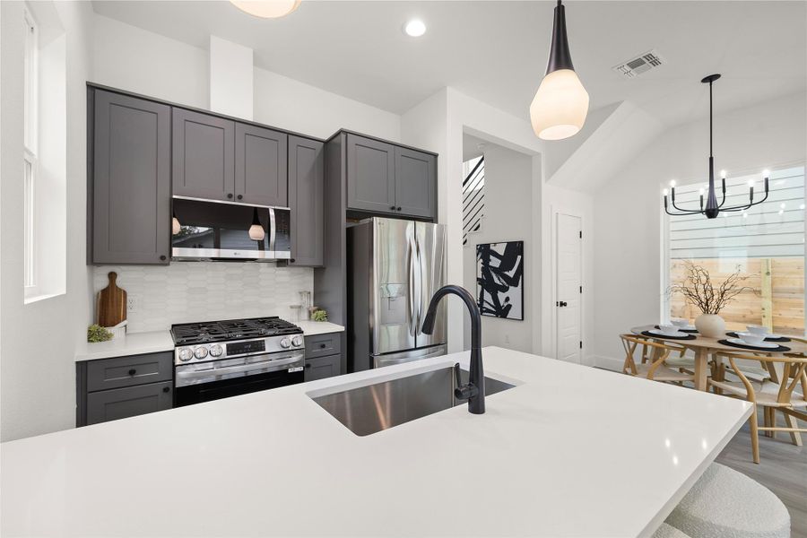 Furnished interior view inside a new home in , Austin (Image 8).