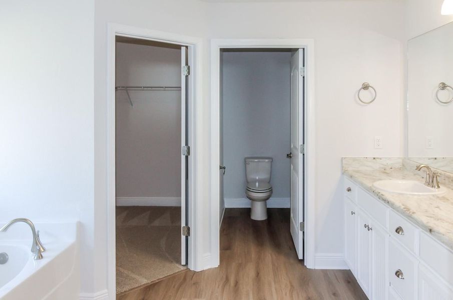 Furnished interior view inside a new home in Pecan Valley, Cantonment (Image 7).