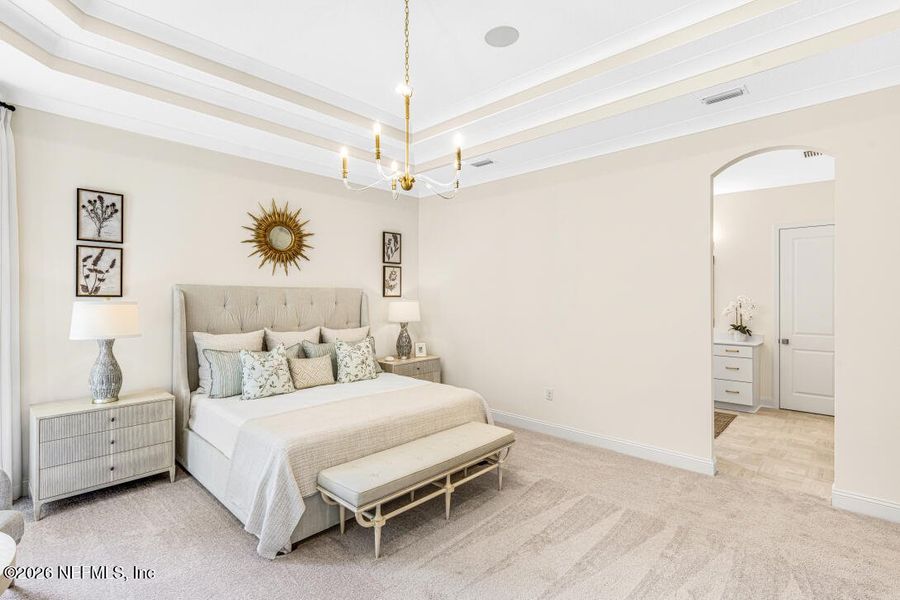Furnished interior view inside a new home in , Fernandina Beach (Image 11).