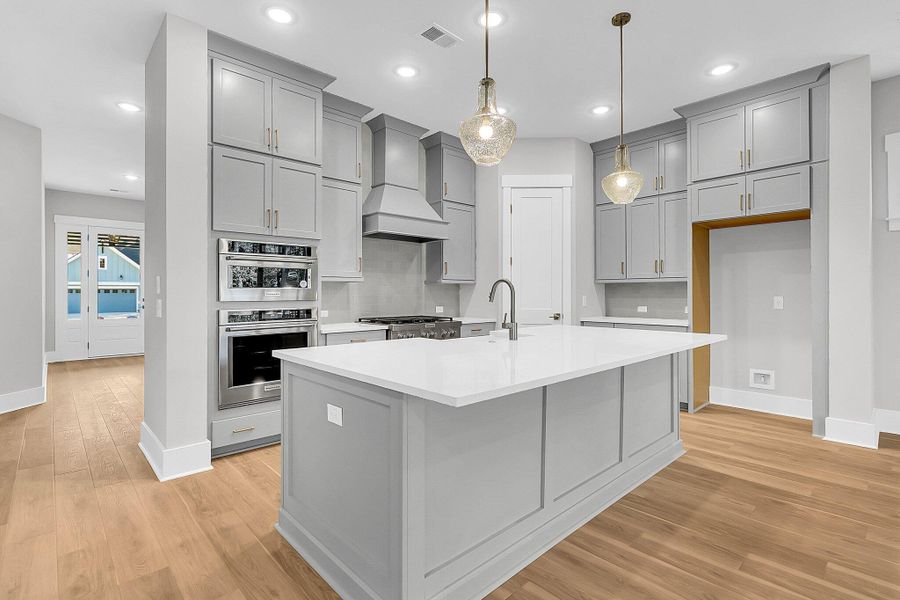 Furnished interior view inside a new home in Hidden Ponds Reserve, Awendaw (Image 12).