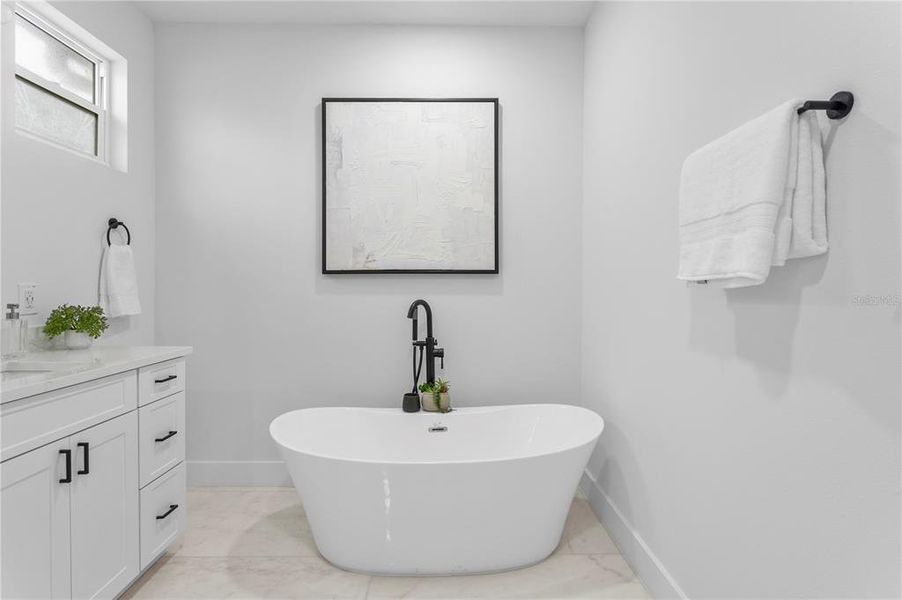 Furnished interior view inside a new home in , Tampa (Image 19).