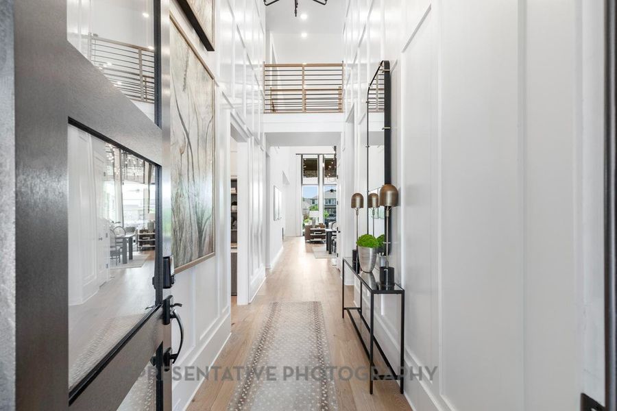 Furnished interior view inside a new home in Wolf Ranch: 51ft. lots, Georgetown (Image 27). Furnished interior view inside a new home in Wolf Ranch: 51ft. lots, Georgetown (Image 27).