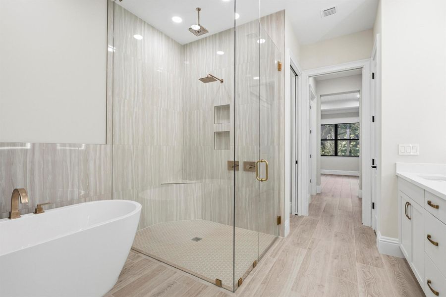 Furnished interior view inside a new home in Seaglass, Wabasso Beach (Image 6).