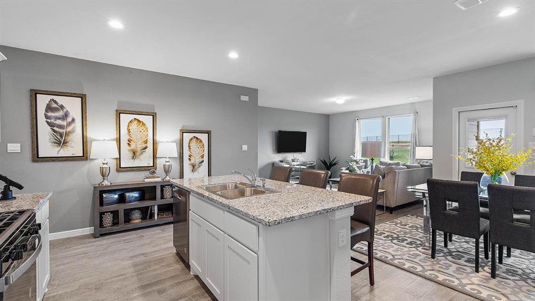 Furnished interior view inside a new home in , Boyd (Image 9).