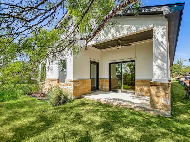 Exterior details and patio area of a home in , Horseshoe Bay (Image 3). Exterior details and patio area of a home in , Horseshoe Bay (Image 3).