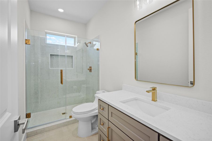 Furnished interior view inside a new home in , Spring (Image 17).