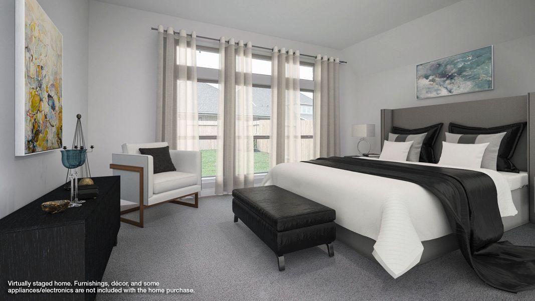 Furnished interior view inside a new home in Juniper Springs, Lockhart (Image 4).