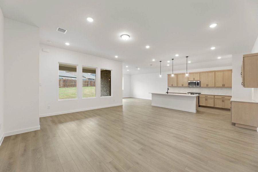 Open Kitchen-Living-Dining Room Representative Photo