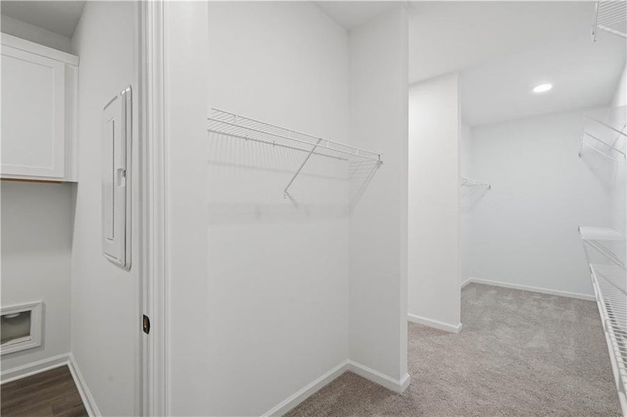 Spacious, unfurnished interior of a new home in The Stables at Ewing Chapel, Dacula (Image 24).