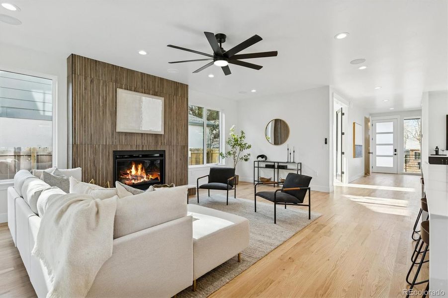Furnished interior view inside a new home in , Denver (Image 12).
