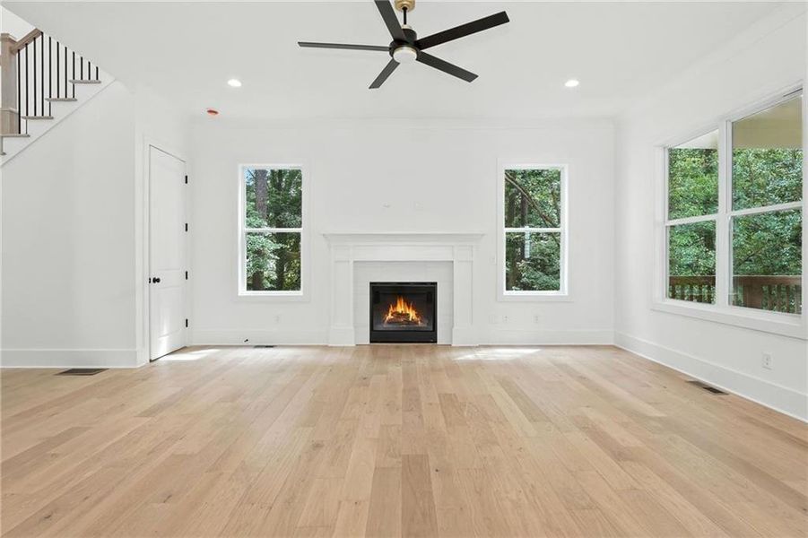 Spacious, unfurnished interior of a new home in , Marietta (Image 33).