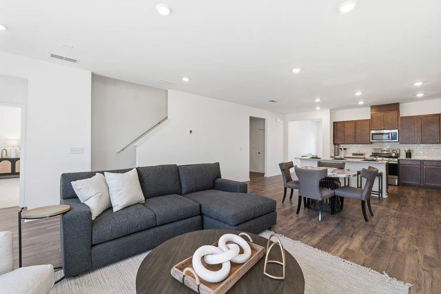 Furnished interior view inside a new home in Windance Lake, Loganville (Image 30). Furnished interior view inside a new home in Windance Lake, Loganville (Image 30).