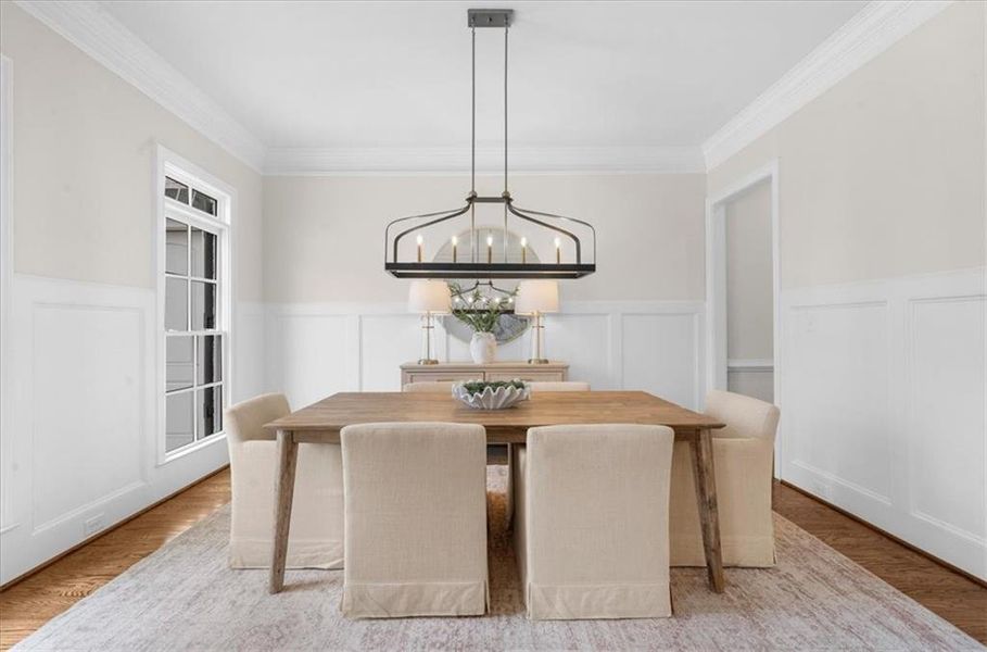 Furnished interior view inside a new home in , Canton (Image 41).
