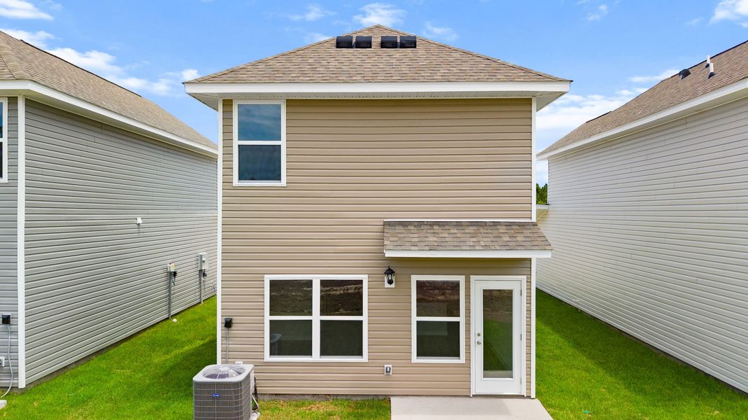 Exterior details and patio area of a home in Salt Pines, Port Saint Joe (Image 18).