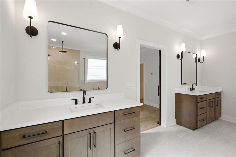 Furnished interior view inside a new home in , Marietta (Image 11).