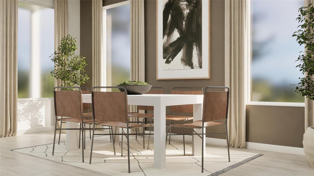 Furnished interior view inside a new home in , Hutto (Image 35).