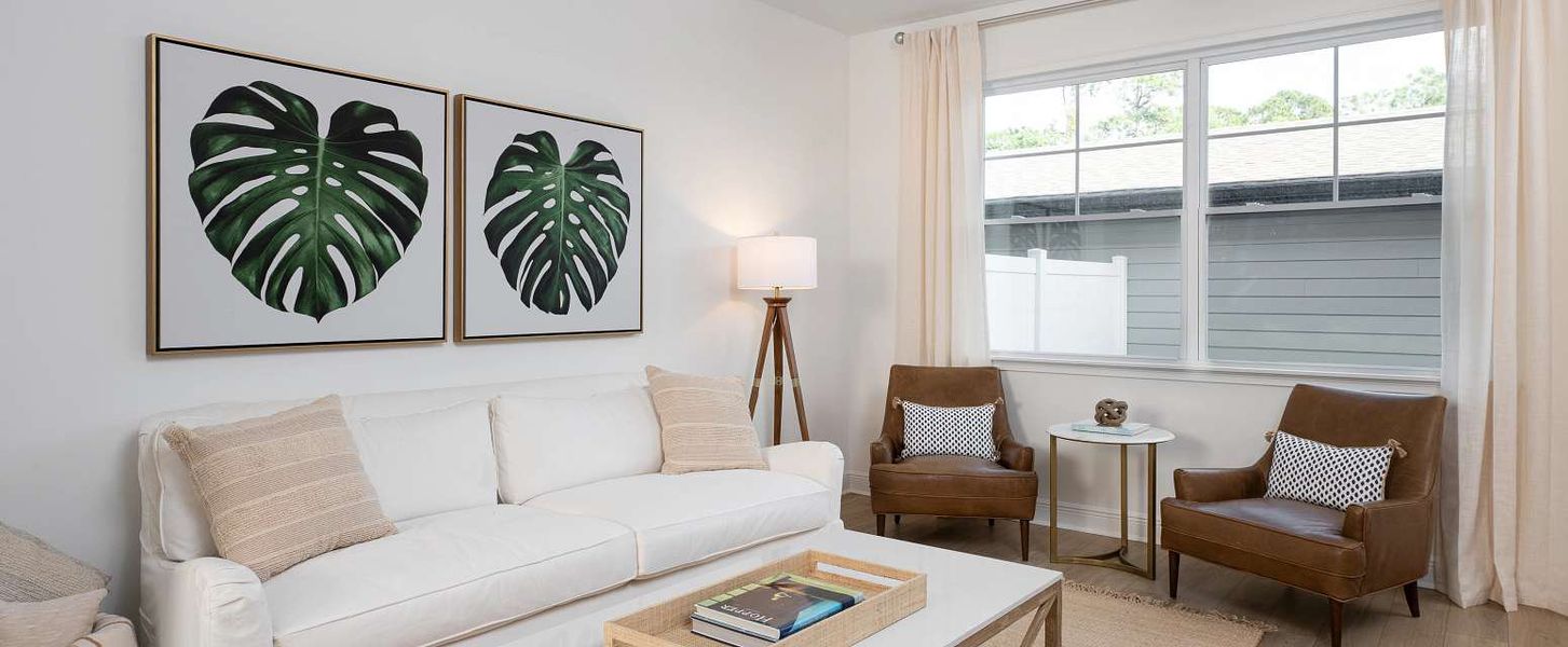 Representative furnished interior of a home built from the Regina II by Ashton Woods in Northlake Townhomes, Winter Garden (Image 6).