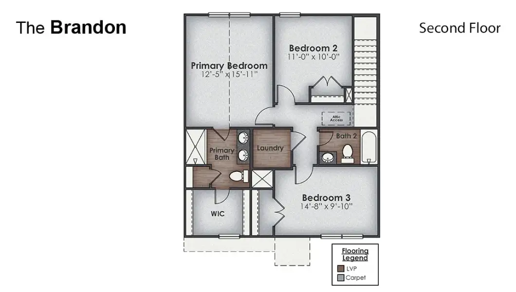 2D floor plan layout of this home in Rolling Hills, Bolivia, NC (Image 3). 2D floor plan layout of this home in Rolling Hills, Bolivia, NC (Image 3).