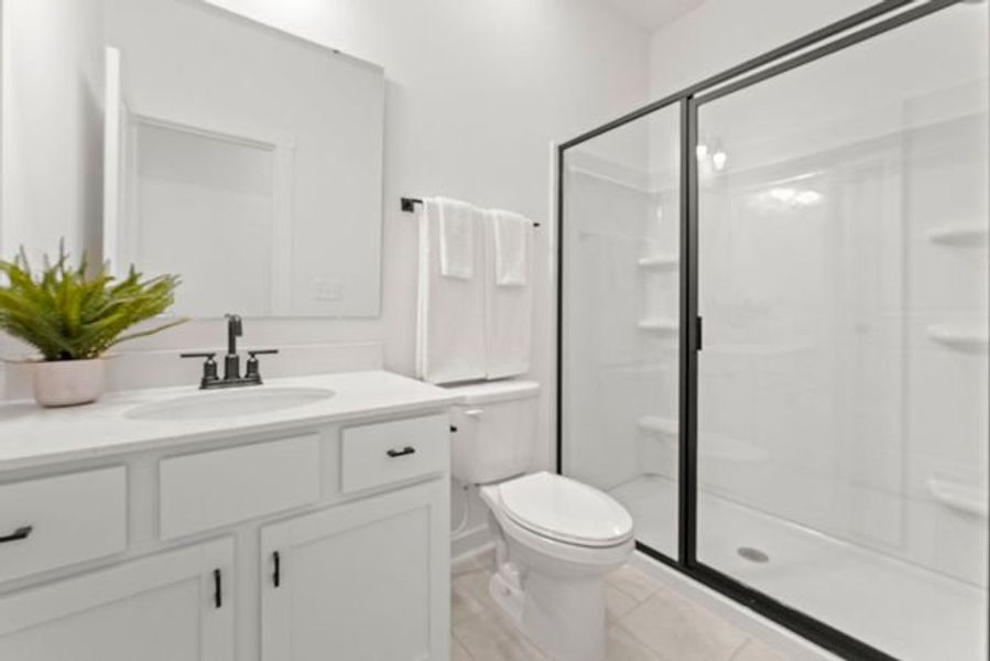 Representative furnished interior of a home built from the Bayside by True Homes in Whispering Hills, Locust (Image 12).