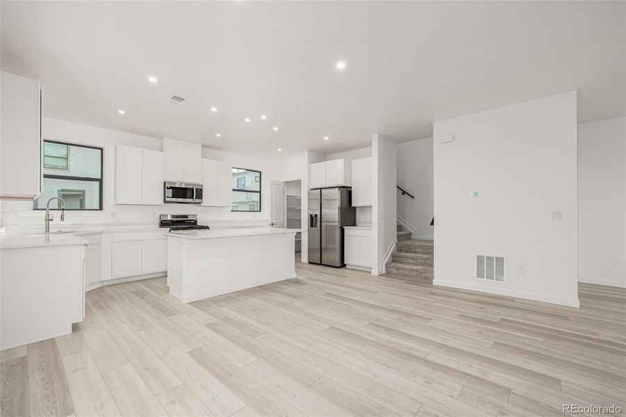 Furnished interior view inside a new home in , Denver (Image 8).