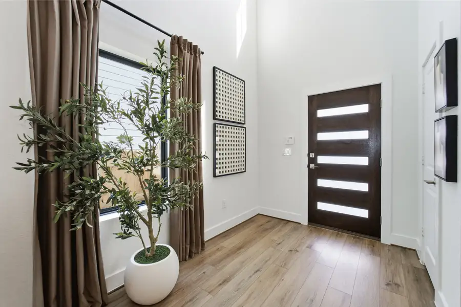 Representative furnished interior of a home built from the Willow by CastleRock Communities in Katzer Ranch, Converse (Image 4).