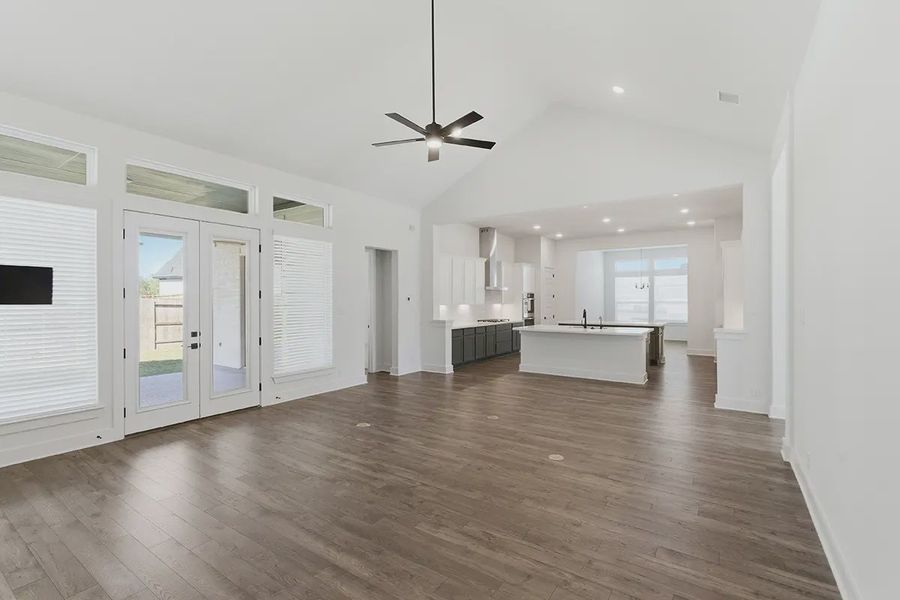 Representative unfurnished interior of a home built from the Anthony by Chesmar Homes in Mesa Western, Cibolo (Image 15). Representative unfurnished interior of a home built from the Anthony by Chesmar Homes in Mesa Western, Cibolo (Image 15).