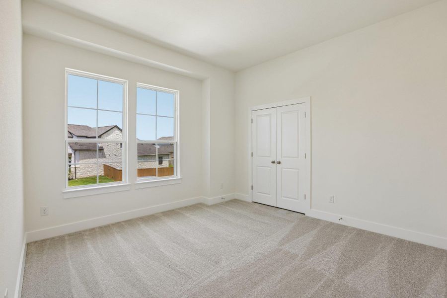Spacious, unfurnished interior of a new home in Persimmon, Buda (Image 25). Spacious, unfurnished interior of a new home in Persimmon, Buda (Image 25).