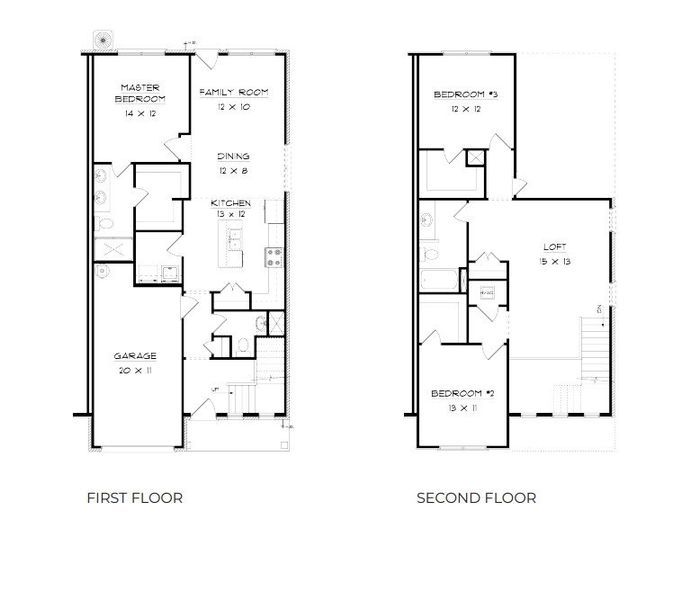 2D floor plan layout for the Leland by Southeastern Building Corporation in The Grove at Kennesaw Farms, Gallatin, TN (Image 2). 2D floor plan layout for the Leland by Southeastern Building Corporation in The Grove at Kennesaw Farms, Gallatin, TN (Image 2).